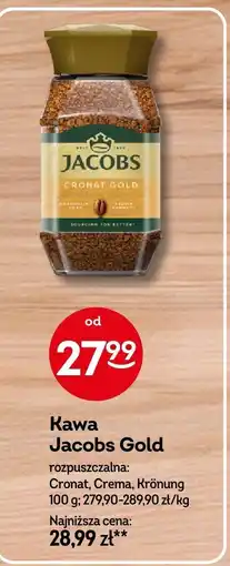Żabka Kawa Jacobs Gold rozpuszczalna 100g oferta