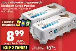 Delikatesy Centrum Jaja z chowu w ulepszonych klatkach Kurza Paczka 10 szt oferta