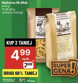 Delikatesy Centrum Makaron Ek-Mak 400g oferta