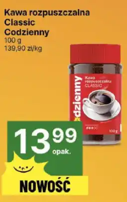 Delikatesy Centrum Kawa rozpuszczalna Classic Codzienny 100g oferta