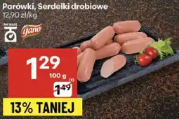 Delikatesy Centrum Parówki, Serdelki drobiowe Yano oferta