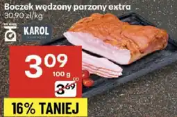 Delikatesy Centrum Boczek wędzony parzony extra Karol oferta