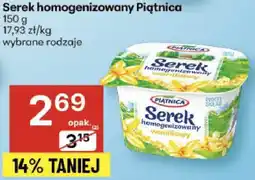 Delikatesy Centrum Serek homogenizowany Piątnica 150g oferta