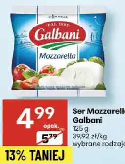 Delikatesy Centrum Ser Mozzarella Galbani 125g oferta