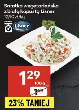 Delikatesy Centrum Sałatka wegetariańska z białą kapustą Lisner 100g oferta