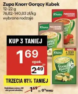 Delikatesy Centrum Zupa Knorr Gorący Kubek 12-62g oferta