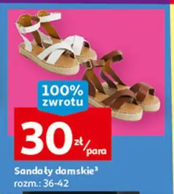 Auchan Sandały damskie 36-42 1 SZT oferta