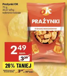 Delikatesy Centrum Prażynki OK o smaku bekonowym 70g oferta