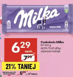 Delikatesy Centrum Czekolada Milka 87-100g oferta