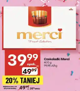 Delikatesy Centrum Czekoladki Merci 400g oferta