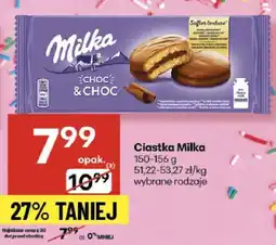 Delikatesy Centrum Ciastka Milka 150-156g oferta