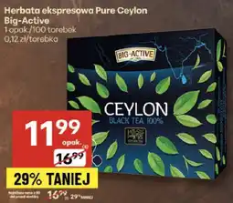 Delikatesy Centrum Herbata ekspresowa Pure Ceylon Big-Active 100 torebek oferta