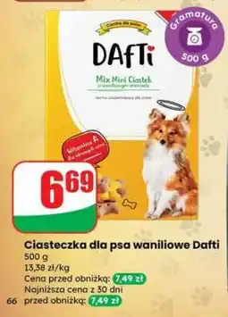 Dino Ciasteczka dla psa waniliowe Dafti oferta