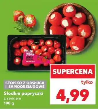Kaufland Słodkie papryczki z serkiem 100 g oferta