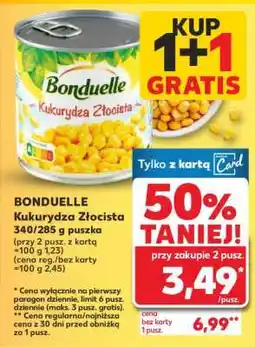 Kaufland BONDUELLE Kukurydza Złocista 340/285 g puszka oferta