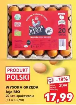 Kaufland WYSOKA GRZĘDA Jaja BIO oferta