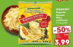 Kaufland WĄWOŹNY Kapusta kiszona 800 g opakowanie oferta