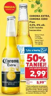 Kaufland CORONA EXTRA CORONA CERO oferta