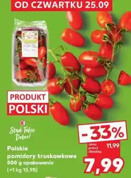Kaufland Polskie pomidory truskawkowe 500 g opakowanie oferta