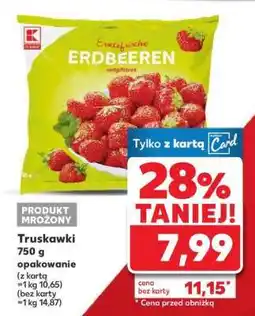 Kaufland Truskawki 750 g opakowanie oferta