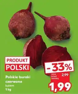 Kaufland Polskie buraki czerwone luzem 1 kg oferta