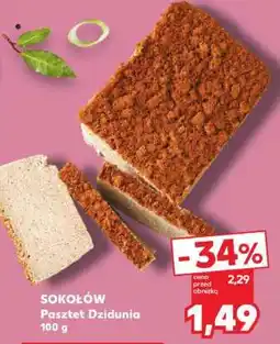 Kaufland SOKOŁÓW Pasztet Dzidunia 100 g oferta