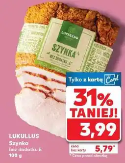 Kaufland LUKULLUS Szynka bez dodatku E 100 g oferta