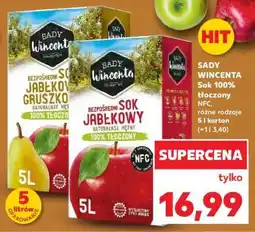 Kaufland SADY WINCENTA Sok 100% tłoczony oferta