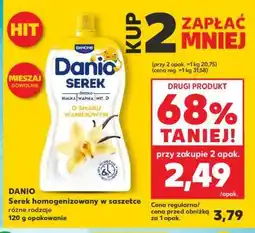 Kaufland DANIO Serek homogenizowany w saszetce oferta