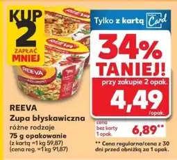 Kaufland REEVA Zupa błyskawiczna oferta
