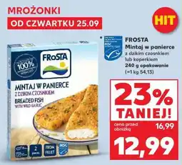 Kaufland FROSTA Mintaj w panierce z dzikim czosnkiem lub koperkiem oferta