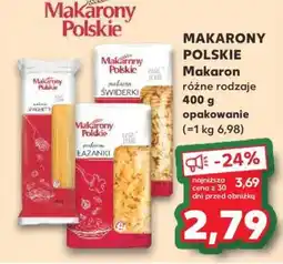 Kaufland MAKARONY POLSKIE Makaron oferta