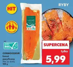 Kaufland CONNOISSEUR Łosoś pacyficzny filet ze skórą 100 g oferta