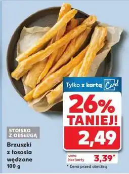 Kaufland Brzuszki z łososia wędzone 100 g oferta