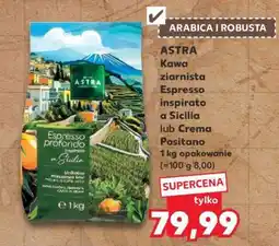 Kaufland ASTRA Kawa ziarnista Espresso inspirato a Sicilia lub Crema Positano oferta