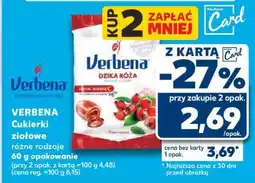 Kaufland VERBENA Cukierki ziołowe różne rodzaje 60 g opakowanie oferta