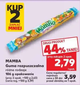 Kaufland MAMBA Guma rozpuszczalna oferta