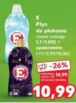 Kaufland E płyn do płukania oferta