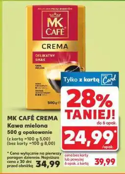 Kaufland MK CAFÉ Crema oferta