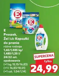 Kaufland E Proszek, Żel lub Kapsułki oferta