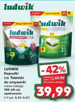 Kaufland LUDWIK Kapsułki lub Tabletki do zmywarki oferta