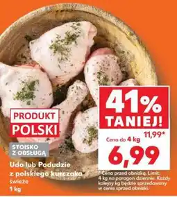 Kaufland Udo lub Podudzie z polskiego kurczaka świeże 1 kg oferta