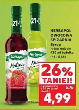 Kaufland HERBAPOL OWOCOWA SPIŻARNIA Syrop oferta