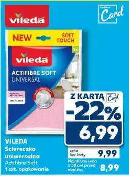 Kaufland VILEDA Ściereczka uniwersalna Actifibre Soft 1 szt. opakowanie oferta