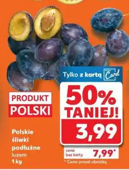 Kaufland Polskie śliwki podłużne luzem 1 kg oferta