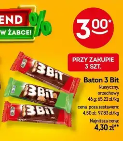 Żabka Baton 3 Bit klasyczny, orzechowy 46 g oferta