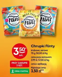 Żabka Chrupki Flinty krabowe, serowe 70g oferta