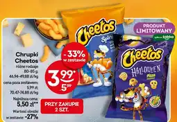 Żabka Chrupki Cheetos różne rodzaje 80-85g oferta