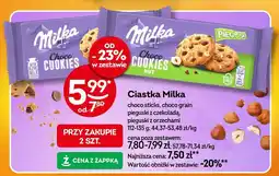 Żabka Ciastka Milka choco cookies oferta