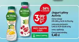 Żabka Jogurt pitny Activia różne rodzaje 270-280 g oferta
